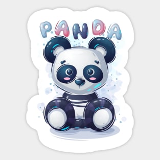 Teddy panda Sticker